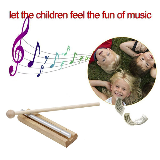 HIINST Enkel Tone Percussie Instrument Mallet Orff Kid Kinderen Muzikaal Speelgoed Dec26