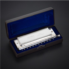 Chromatische Harmonica Mondharmonica Franse Harp Fosforbrons Riet 10 Gaten 40 Tone Sleutel Van C Met Case