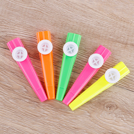 Irin 5 Stks/partij 11Cm Plastic Harmonica Mond Fluit Kids Kinderen Party Kid Muziekinstrument