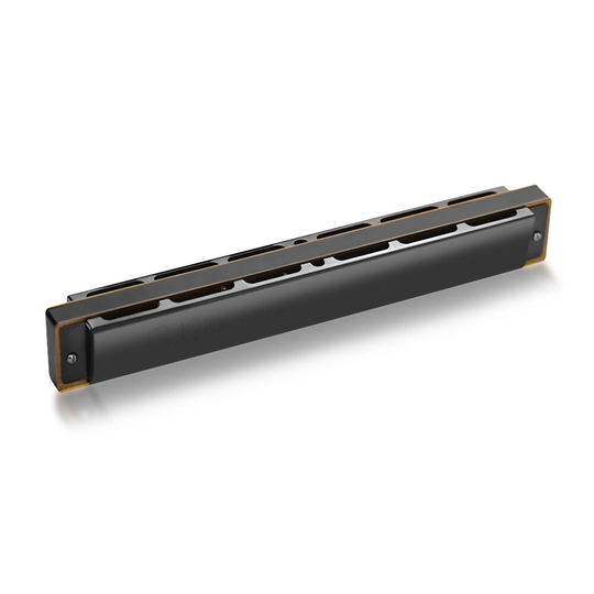 28 Gat Breed Scala Harmonica Sleutel Van C Tremolo Harmonica Mouthorgan Professionele Wind Instrument Zwart/Goud/Zilver