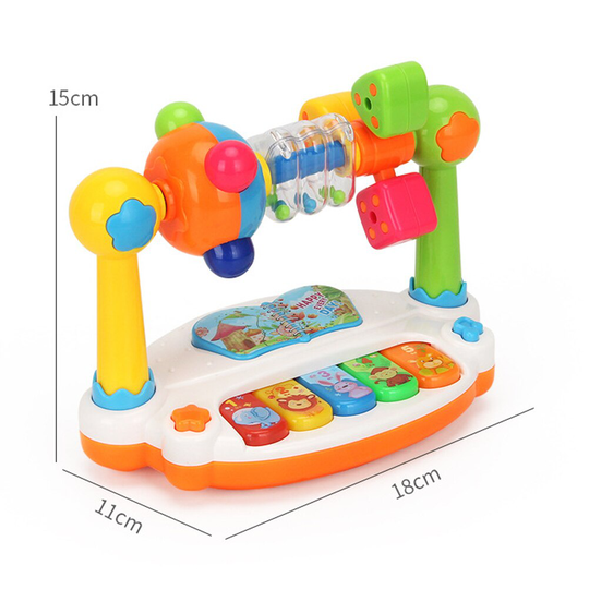 Baby Kids Musical Keyboard Piano Drum Baby Muzikaal Speelgoed Met Muziek En Verlichting Vroege Educatief Ontwikkeling Kinderen Speelgoed #30