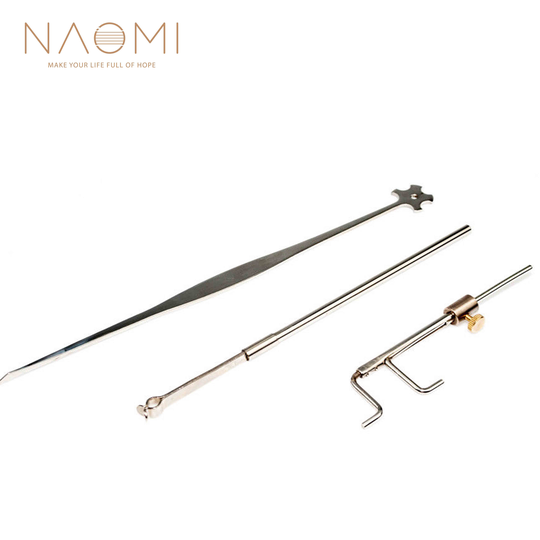 Naomi Viool Luthier Gereedschappen Sound Post Gauge Measurer Retriever Clip Set Viool Onderdelen & Accessoires