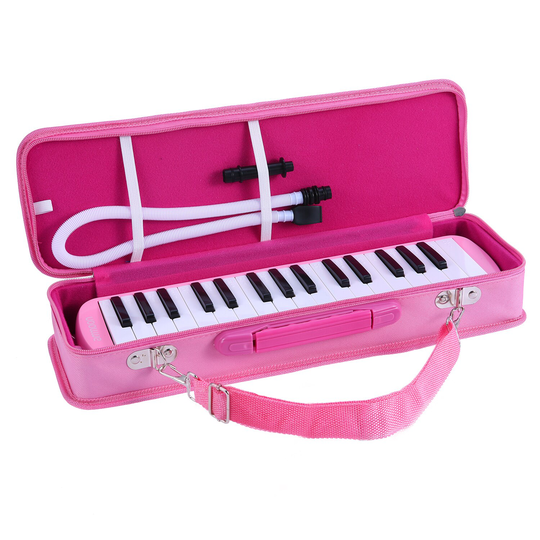 Ammoon 32 Toetsen Melodica Piano Stijl Toetsenbord Harmonica Mondharmonica Met Mondstuk Reinigingsdoekje Draagtas Voor Muzikale