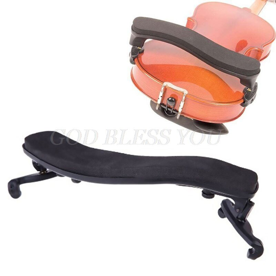 1Pc Verstelbare Universele Type Viool Schoudersteun Plastic Black Padded Voor 3/4 & 4/4 Fiddle Akoestische Viool Accessoire