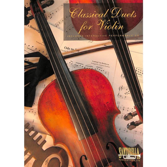 Noten classical duets for violin incl. CD TS 367 Santorella