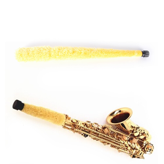 Zachte Houden Saxofoon Schoon Saxofoon Cleaning Brush Cleaner Pad Saver Voor Altsax Saxofoon 52.5Cm