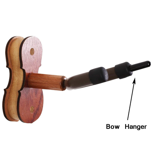 Home Studio Praktische Wall Mounted Viool Fiddle Viola Hanger Haak Base Viool Hanger Duurzaam Hout Viool Gebruik 70*40*145Mm