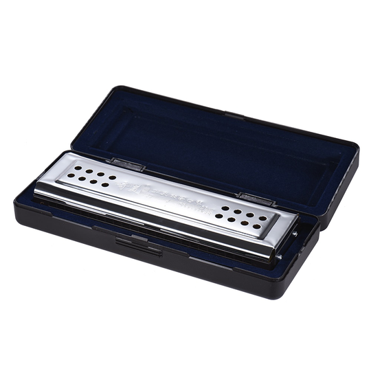 2-In-1 Tremolo Harmonica Mondharmonica Dural Sleutel Van C & G 24 Dubbele Gaten Met 48 riet Gratis Reed Wind Instrument