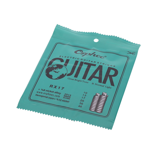 RX17 Elektrische Gitaar Snaren (010-.046) 8% Nikkel Legering 6 stuks Snaren voor Gitaar Professioonal Gitaar Accessoires