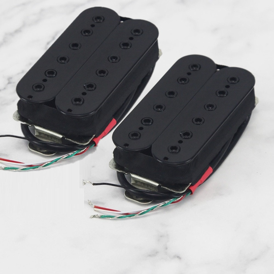 FLEOR Alnico 5 Humbucker Pickup Elektrische Gitaar Pickup Black Neck/Bridge Pickup Kiezen voor Gitaar Onderdelen Accessoires