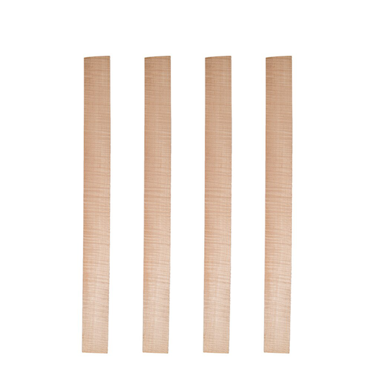Viool Rib 4Pcs Tiger Streep Maple Handgemaakte Viool Ribben Diy Vioolbouw Tool Viool Onderdelen