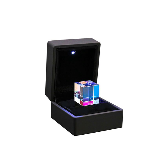Cubic Wetenschap Optische Prisma Fotografie Met Hexahedral Prisma Woondecoratie Prisma Glas Kleur Synthese Beam Leert Spectrum