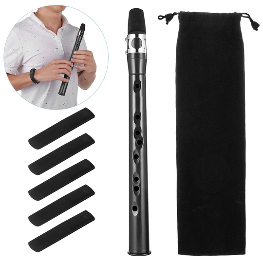 Mini Pocket Bb Saxofoon Alto Mondstuk Abs Sax Draagbare Kleine Saxofoon Met Riet Draagtas Houtblazers Muziekinstrumenten