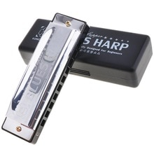 10 Holes Harmonica Diatonische Blues Harp Mondharmonica Muziekinstrument Rvs Voor Kinderen Harmonica