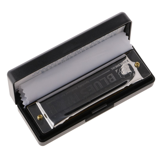 10 Gaten C Key Harmonica Mondharmonica Baby Kids Wind Muziek Instrument Zilver