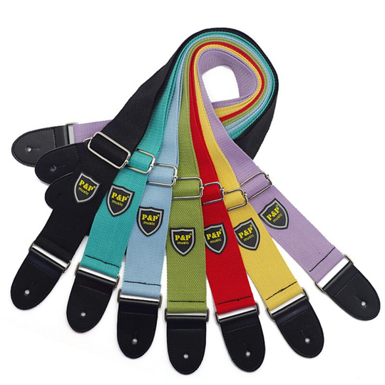 Hoge Hoeveelheid Katoen Gitaarband Basgitaar Strap Zwart Bruin Blauw Rood Band Voor Gitaar Muziekinstrumenten H6