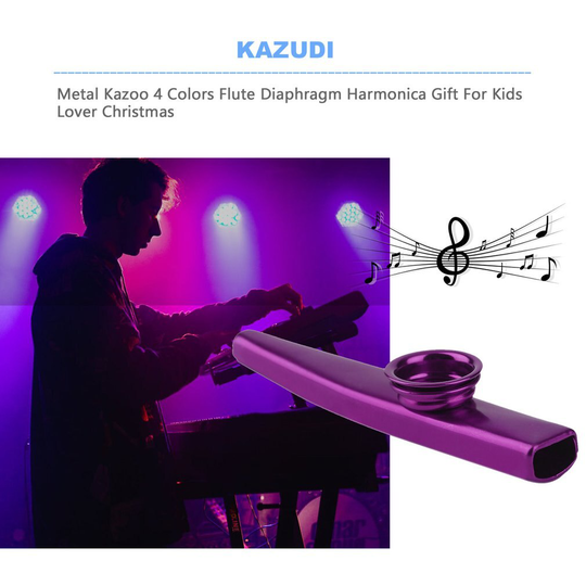 Metalen Kazoo Harmonica Mond Fluit Kids Party Kid Muziekinstrument Met 4 Kleuren Optionele Te Leren