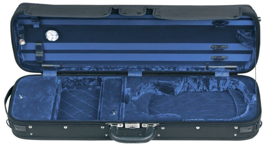 GEWA Etui Violine Atlanta" 4/4 blau Hygrometer, GEWA 309305