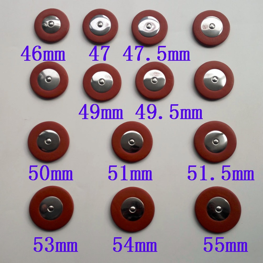 (10 Stuks/partij) 45.5Mm Naar 55Mm Individuele Saxofoon Pads Metalen Resonator In Saxofoon Reparatie Onderdelen