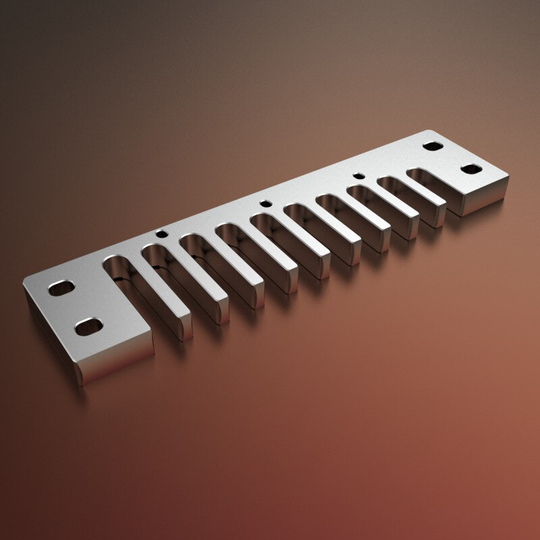 Duitsland Hohner 10 Holes Harmonica Kam Geschikt Voor Mbc Mbd MB1896 Serie Universele Metalen Harmonica Aluminium Kam