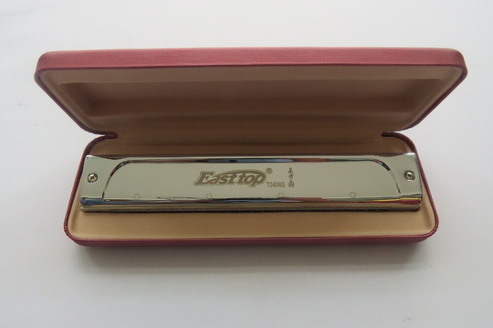 Easttop 24 Holes Tremolo Harmonica Professionele Harmonica Key Van Een, Voor Beginner,