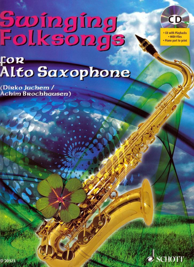 Noten Swinging Folksongs Altsaxophon Dirko Juchem / Brochhausen ED 20123 & CD