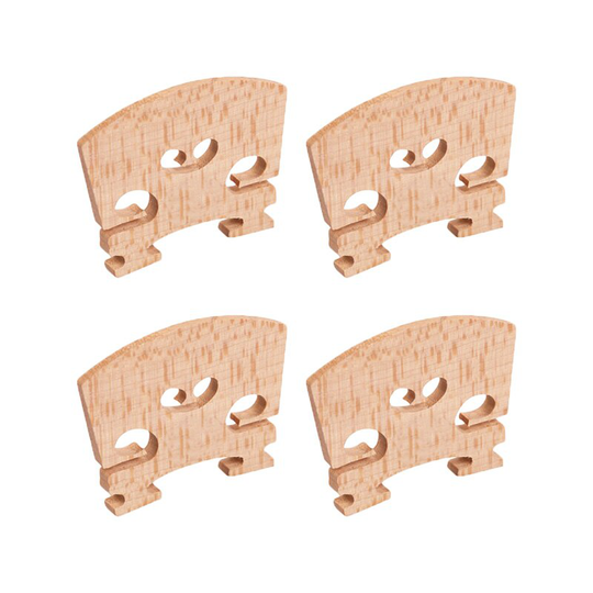 4 Stuks Viool Bruggen Viool Esdoornhout Voor 4 / 4-3 / 4 Size Instrument Accessoires Viool strings Bridge Deel Gereedschap