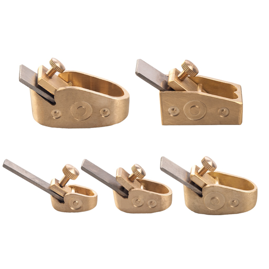 Naomi 5 Stuks Houtbewerking Vliegtuig Cutter Set Gebogen Sole Metaal Koper Luthier Tool Voor Diy Viool Altviool Cello Houten Instrument
