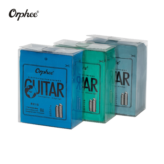 10 Pcs Orphee Gitaar Snaren RX15 RX17 RX19 Elektrische Gitaar Snaren Super Licht