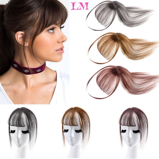 Liangmo Air Pony Zwart Bruin 3D Pony Met Hoorns Hoge Temperatuur Synthese Onzichtbare Naadloze Clip In Hair Extension Voor Meisjes