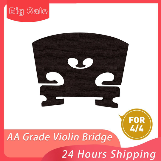 1Pc Viool Brug Master Aa Grade Ebbenhout Viool Brug 4/4 Viool Bridge Viool Gebruik
