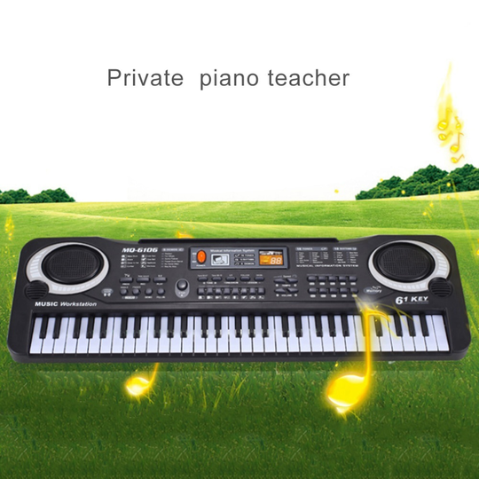 61 Toetsen Digitale Muziek Elektronische Toetsenbord Toetsenbord Elektrische Piano Kids Us/Eu Plug