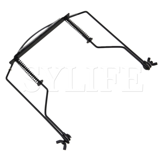 Black Metal Harmonica Hals Houder Rack Mount Stands 10 Gaten 41Mm