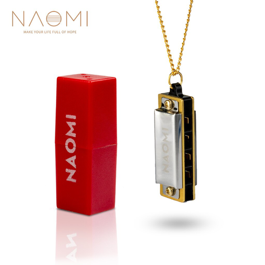 Naomi 5Pcs/1Set 4 Gaten Mini Harmonica Ketting Messing Riet + Milieu Abs Kam In Sleutel Van C Model Echt Speelt