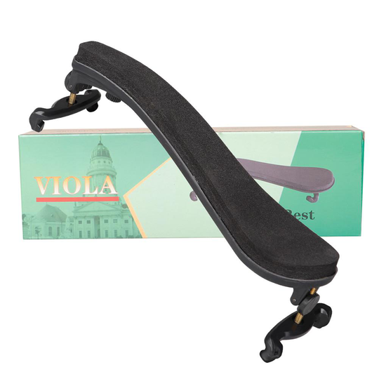 VL-02 Verstelbare Altviool Schoudersteun Foam Katoen Gewatteerde Voor Fiddle Viool Onderdelen Plastic Zwart Muziekinstrument Accessoires