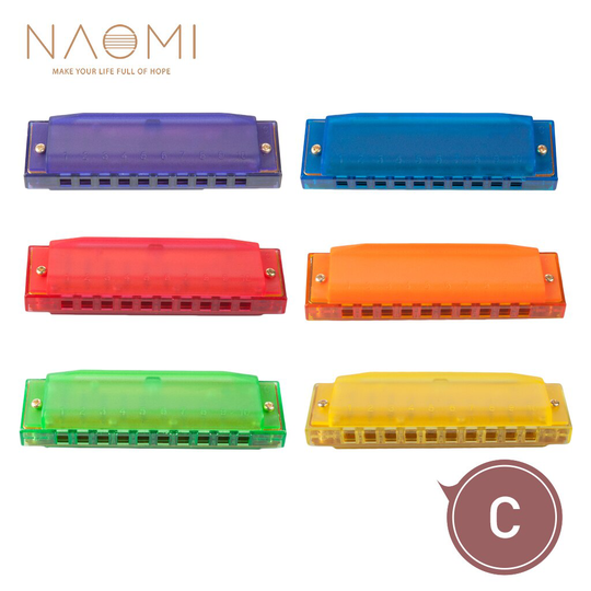 Naomi Harmonica Kam Melodica C Tune Plastic 10 Holes Harmonica Kinderen Harmonica Beginner Gebruik Kinderen
