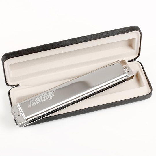 Duitse Geïmporteerde Gong Easttop T2403 Harmonica Senior Volwassen Beginner 24-Hole C-Tune Muziekinstrument Polyfone Harmonica