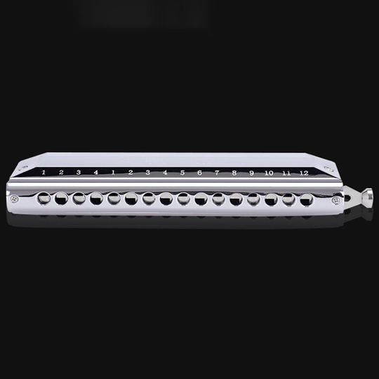 Qimei Professionele Chromatische Harmonica 16 Hole 64 Toon Mondharmonica Sleutel Van C Professionele Muziekinstrumenten QM16A