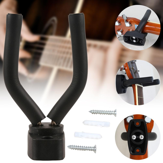 Wall Mount Gitaar Hanger Haak Antislip Holder Stand Voor Akoestische Gitaar Ukelele Viool Basgitaar Instrument Accessoires