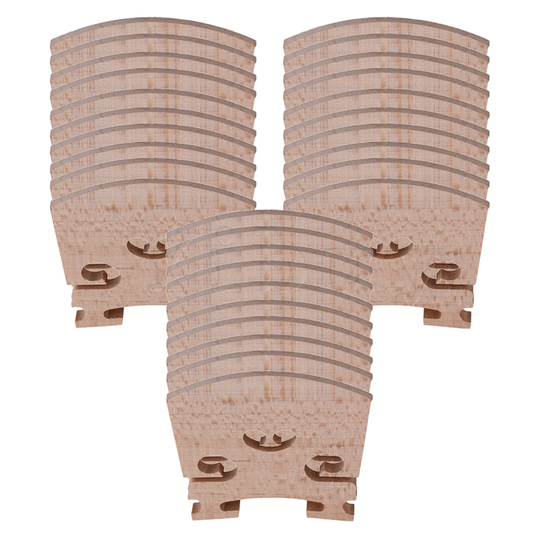 Yibuy Burlywood Esdoorn Viool Brug voor 4/4 Full Size Viool Parts Pack van 30