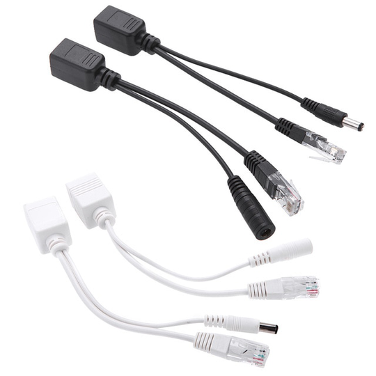 40pcs (20 paar) POE Adapter kabel RJ45 Injector Splitter Kit Power Over Ethernet Synthesizer Separator