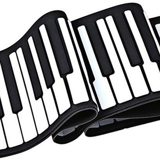 -Hand Roll Piano, draagbare 61 Toetsen Professionele Smart Opvouwbare Piano Siliconen Hand Gerold Elektronische Piano 'S Beginner Ins