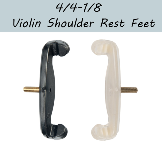 2Pcs Praktische 3/4 4/4 1/2 1/4 1/8 Viool Verstelbare Schoudersteun Rubber Voeten
