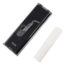 Altsaxofoon Riet Alto Sax Plastic Riet Met Plastic Doos Houtblazers Voor Lange Tijd Oefening Beginners