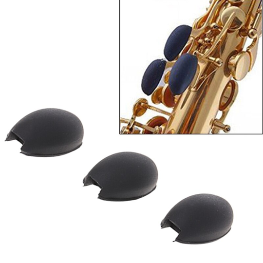 OOTDTY 3pcs Saxofoon Duimsteun Saver Kussen Pad voor Sax Duim Muziekinstrument Saxofoon pad