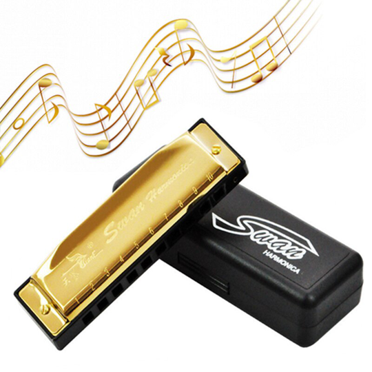 10 Gaten 20 Tone Harmonica Keyc Voor Blues Harmonica Instrument Voor Beginner Of Harmonica Minnaar