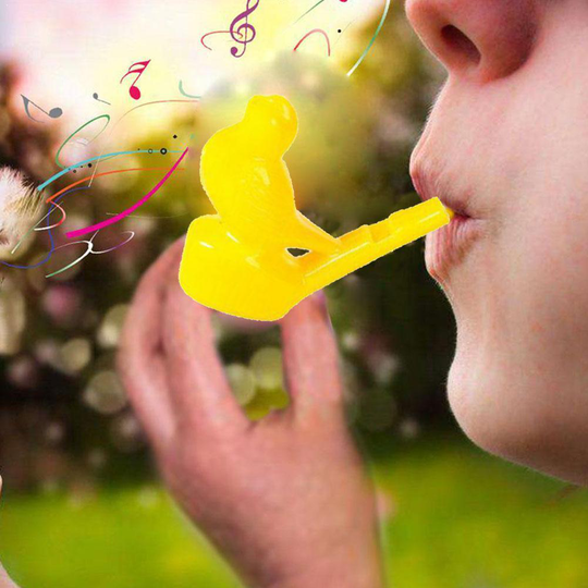 Leuke Vogel Fluitjes Plastic Kazoo Harmonica Mond Fluit Kinderen Willekeurige Party Kleur Muzikale Speelgoed Kinderen Kid Instrument J8P0