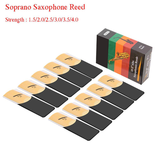 10 Stuks Saxofoonrieten Sterkte 1.5 2.0 2.5 3.0 3.5 4.0 Eb Tone Sax Instrument Reed Muzikale Toegang