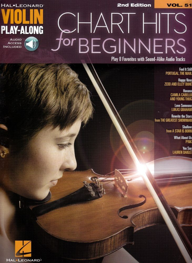 Noten Chart Hits for Beginners Violine play along 51 HL 293887 Hal Leonard