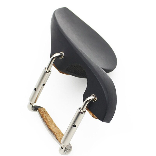 3/4 4/4 Viool Chin Rest Chinrest Hout Met Standaard Beugel Zwart
